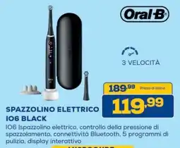 Euronics Bruno Oral-B spazzolino elettrico IO6 Black offerta
