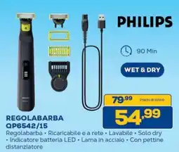 Euronics Bruno Philips regolabarba offerta