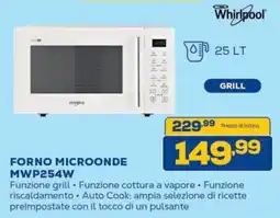 Euronics Bruno Whirlpool forno microonde offerta