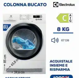 Euronics Bruno Colonna bucato Electrolux offerta