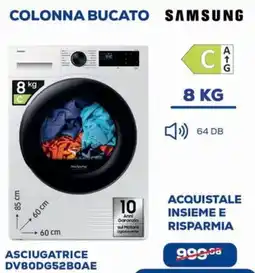 Euronics Bruno Colonna bucato Samsung offerta