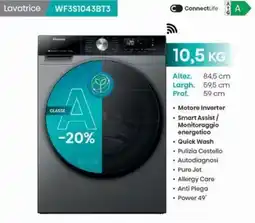 Euronics Bruno Lavatrice WF3S1043BT3 offerta