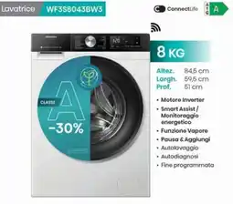 Euronics Bruno Lavatrice WF3S8043BW3 offerta