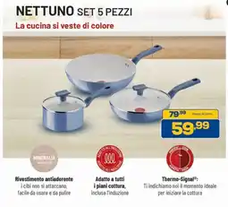 Euronics Bruno Nettuno set 5 pezzi offerta