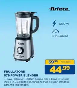 Euronics Bruno Ariete frullatore 579 power blender offerta