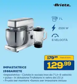 Euronics Bruno Impastatrice 1598 Ariete offerta