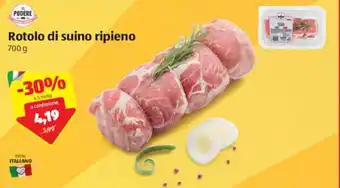 ALDI Rotolo di suino ripieno 700g offerta