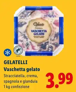 Lidl Gelatelli Vaschetta gelato offerta