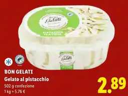 Lidl Bon Gelati Gelato al pistacchio offerta
