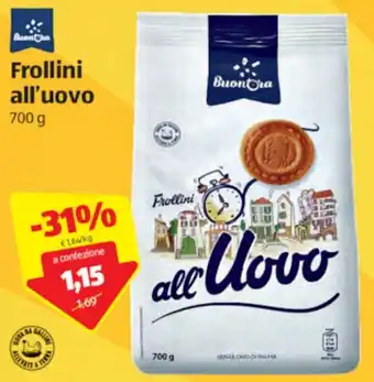 ALDI Buon Ora Frollini all'uovo 700g offerta