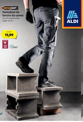 ALDI Kingcraft Pantaloni da lavoro da uomo offerta