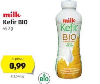 ALDI Milk Kefir Bio 480 g offerta