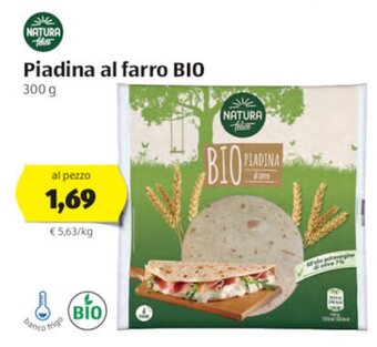 ALDI Natura Felice Piadina al farro Bio 300g offerta