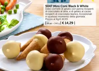 Bofrost Mini Coni Black & White offerta