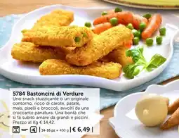 Bofrost Bastoncini di Verdure offerta