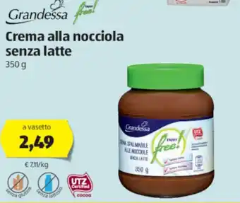 ALDI Grandessa Crema alla nocciola senza latte 350g offerta