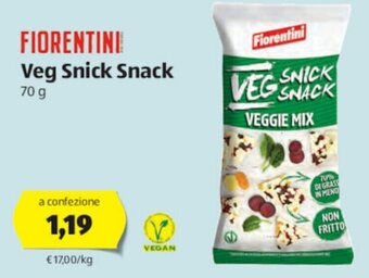 ALDI Fiorentini Veg Snick Snack 70g offerta