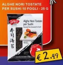 Angel Mercatone Alghe Nori Tostate per Sushi offerta