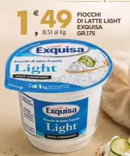 Eurospar FIOCCHI DI LATTE LIGHT EXQUISA GR.175 offerta
