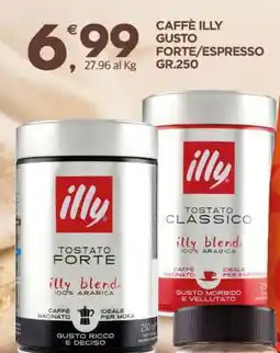 Eurospar CAFFÈ ILLY GUSTO FORTE/ESPRESSO GR.250 offerta
