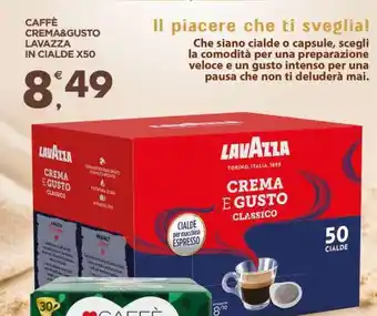 CAFFÈ CREMA&GUSTO LAVAZZA IN CIALDE X50