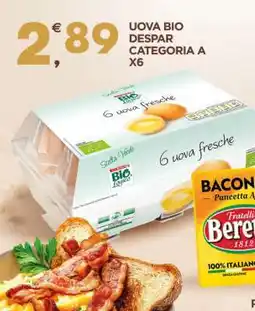 Eurospar UOVA BIO DESPAR CATEGORIA A X6 offerta