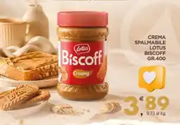 Eurospar Lotus Biscoff offerta