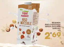 Eurospar BEVANDA RISO E NOCCIOLE SENZA ZUCCHERI SARCHIO LT.1 offerta