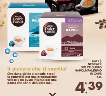 CAFFÈ NESCAFÉ DOLCE GUSTO NAPOLI/PALERMO IN CAPS X16