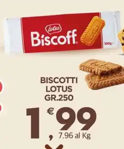 Eurospar BISCOTTI LOTUS GR.250 offerta