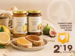 Eurospar CONFETTURA AGRISICILIA VARI GUSTI offerta