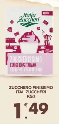 Eurospar ZUCCHERO FINISSIMO ITAL ZUCCHERI offerta