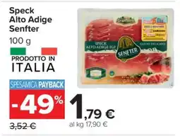 Carrefour Speck Alto Adige Senfter offerta