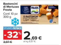 Carrefour BASTONCINI DI MERLUZZO FROSTA offerta