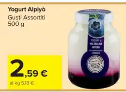 Carrefour Yogurt Alpiyò offerta