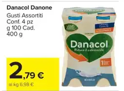 Carrefour Danacol Danone offerta