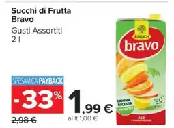 Carrefour Succhi di Frutta Bravo offerta