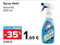 Carrefour Spray Vetril offerta
