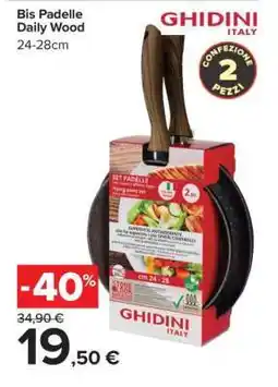 Carrefour Bis Padelle Daily Wood offerta