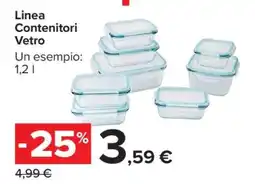 Carrefour Linea Contenitori Vetro offerta