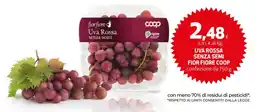 Coop Uva Rossa Senza Semi Fior Fiore Coop offerta