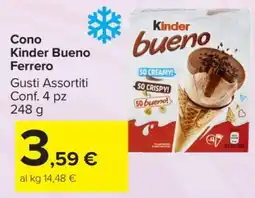 Carrefour Cono Kinder Bueno Ferrero offerta