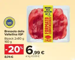 Carrefour Bresaola della Valtellina IGP offerta