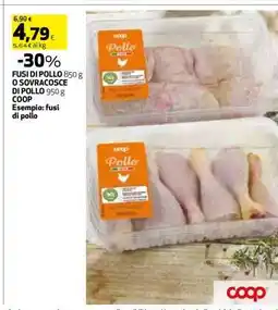 Coop FUSI DI POLLO o SOVRACOSCE DI POLLO COOP offerta