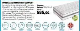 Coop MATERASSO MEMO HIGHT COMFORT offerta