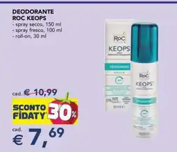Esselunga DEODORANTE ROC KEOPS offerta