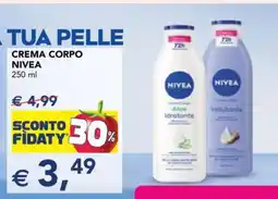 Esselunga CREMA CORPO NIVEA offerta