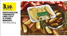 Coop PATATE RUSTICHE VERDUROTTE LINEA COTTI AL FORNO MORGANTI offerta