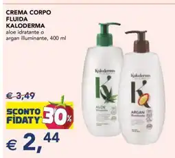Esselunga CREMA CORPO FLUIDA KALODERMA offerta