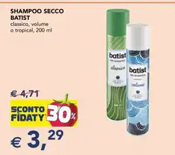 Esselunga SHAMPOO SECCO BATIST offerta